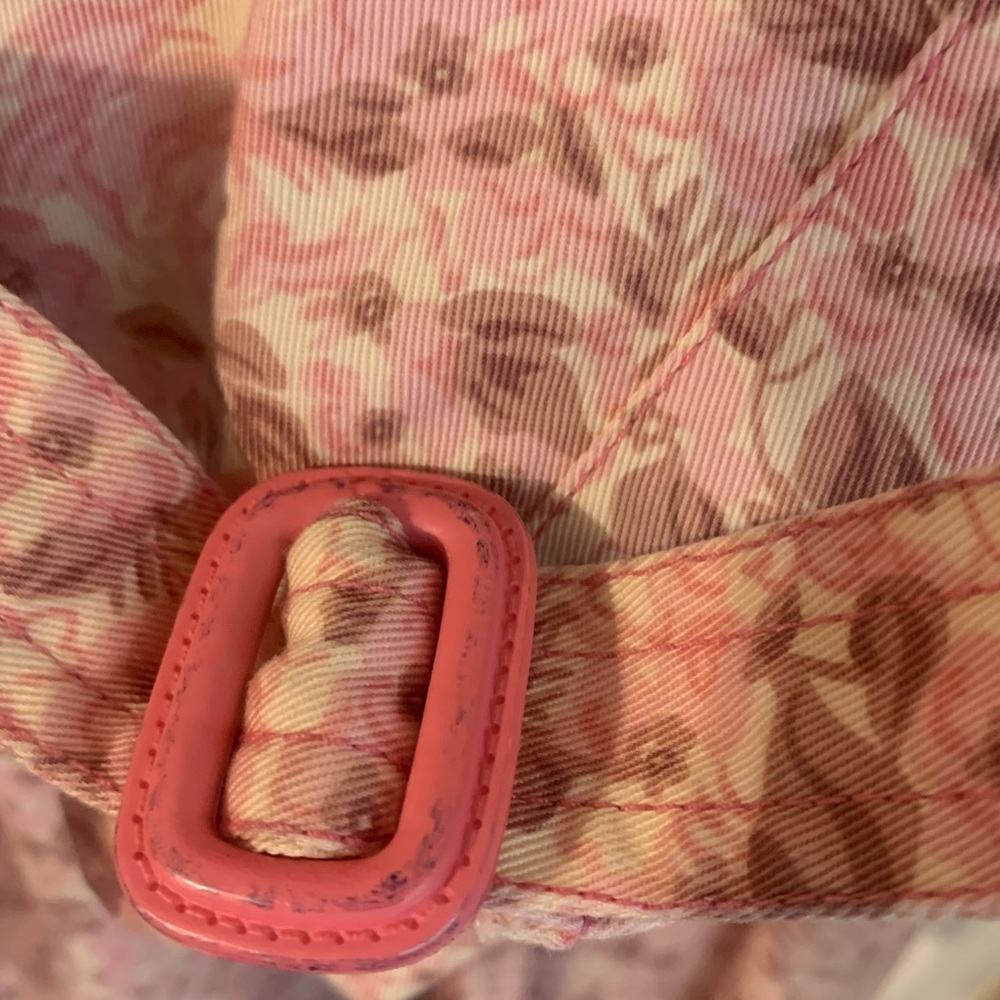 London Fog Dusty Rose Lined Trench Coat S - Picture 6 of 7
